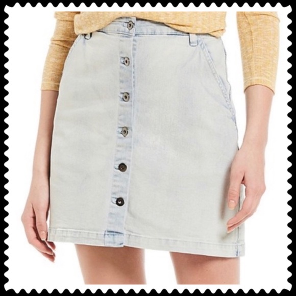 Chelsea & Violet Dresses & Skirts - BOGO Chelsea & Violet button front denim mini 25 NWTS